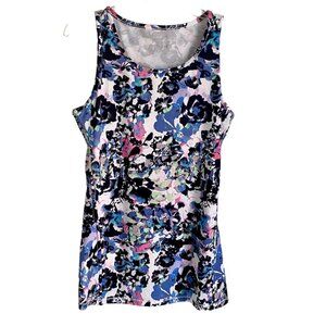 Reel Legends Reel-Tec Tank Side Ruched Detail Women's Size Small NEW